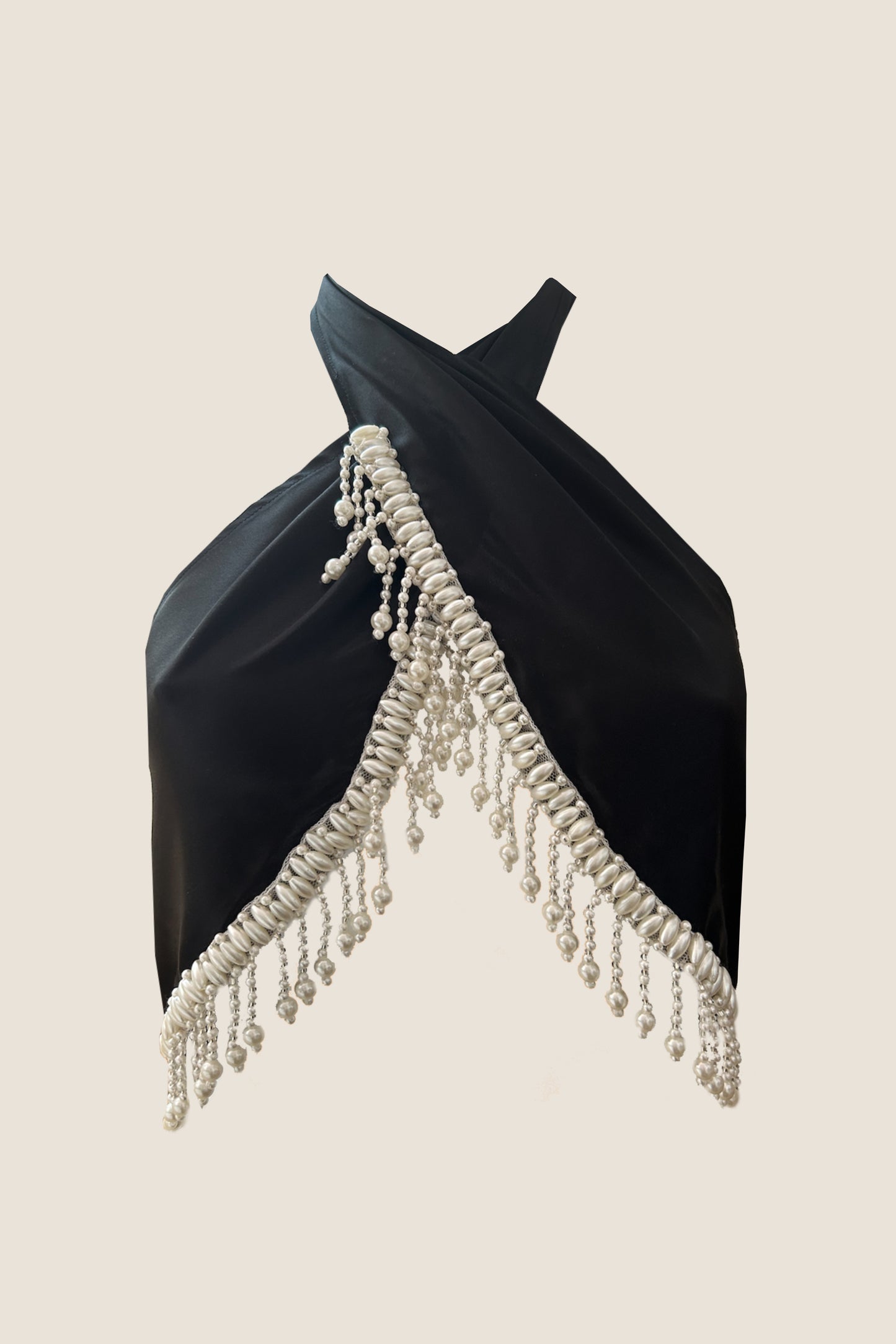 Perla top nero