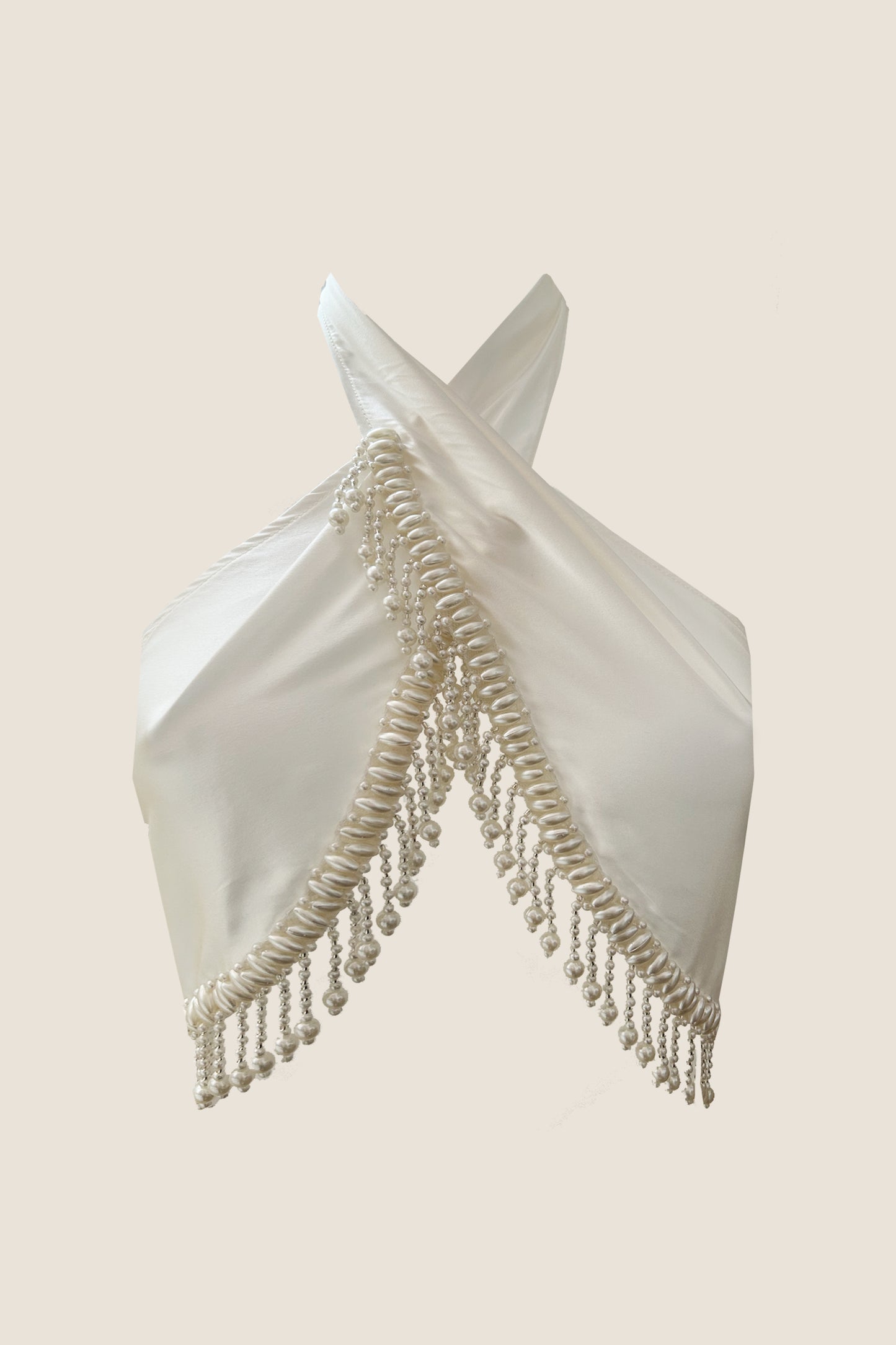 Perla top bianco