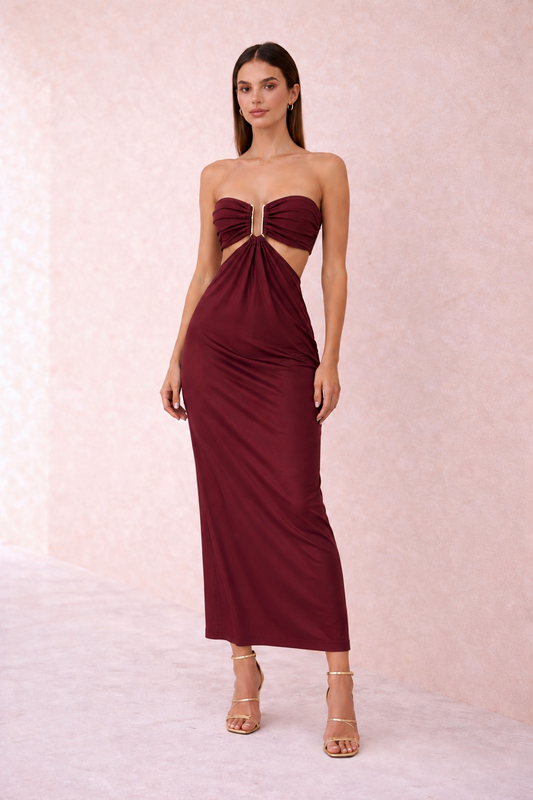 ABITO — LONG ELISIR CUT-OUT
