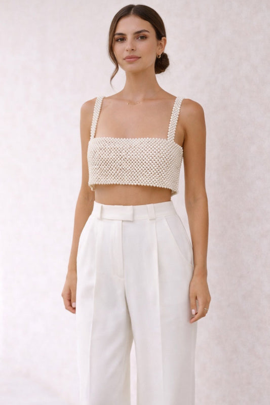 Pearl crop top