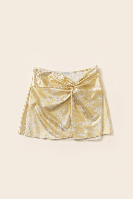 MIniGonna drapé — gold