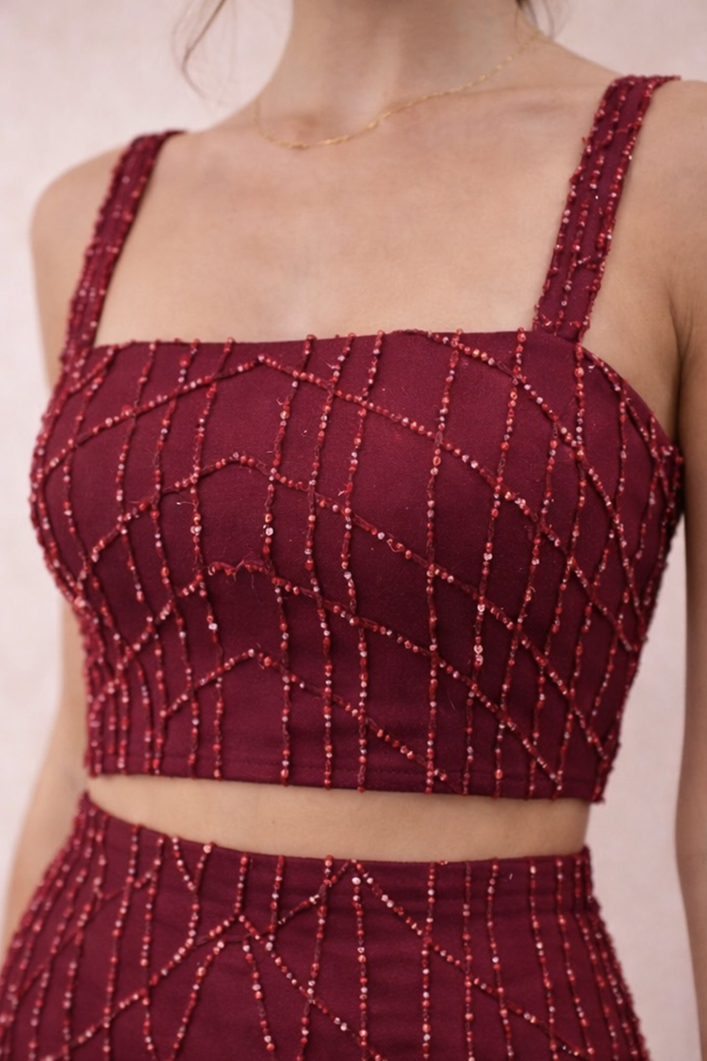 CO-ORD — TOP RICAMATO
