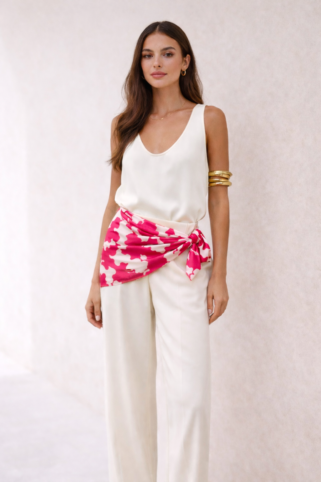 BANDANA — SETA BOUGAINVILLE