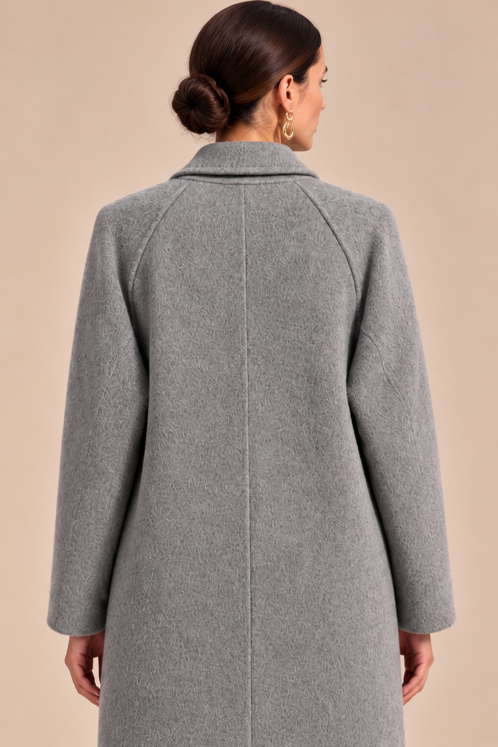 CAPPOTTO — GRIGIO LANA E CASHMERE
