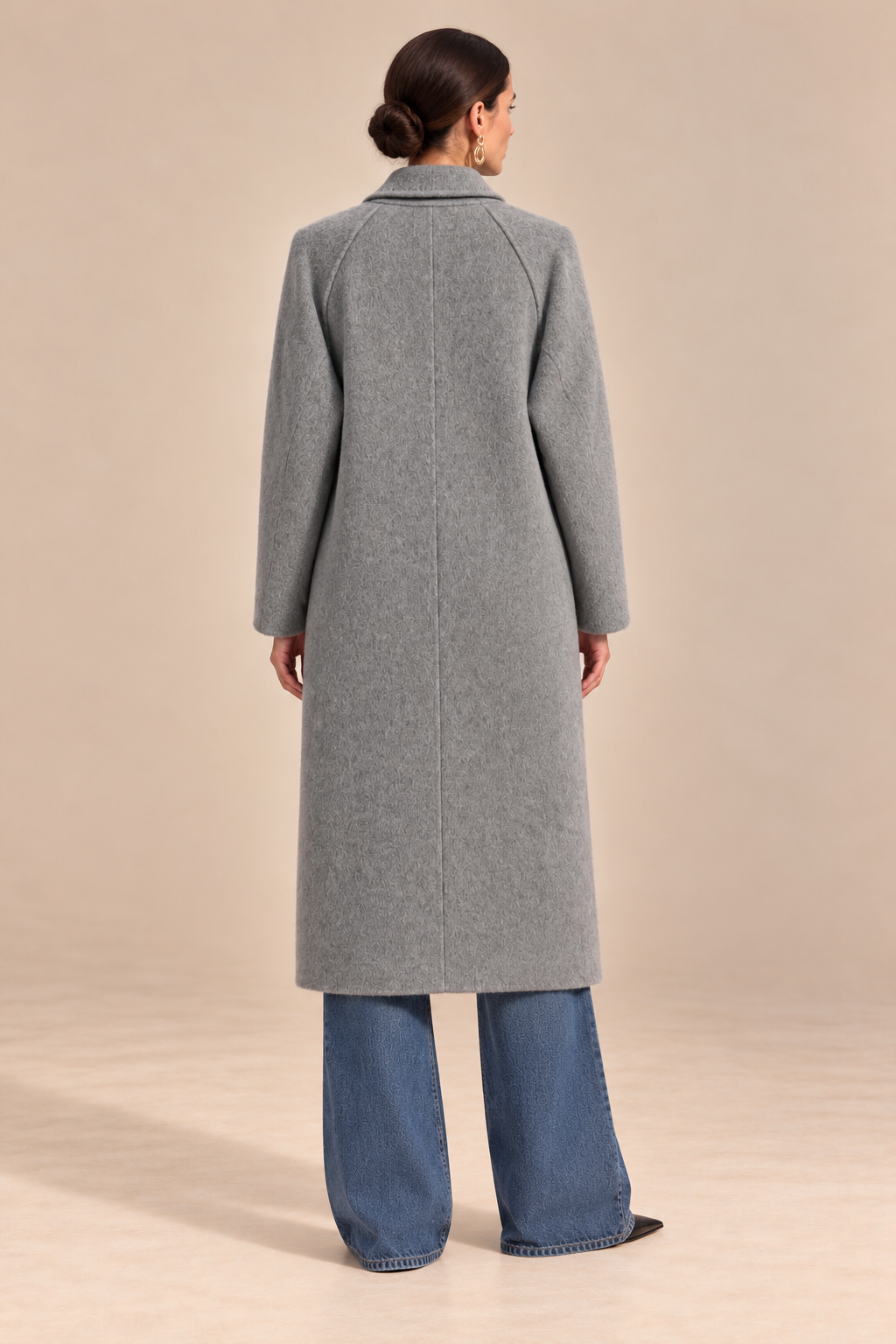 CAPPOTTO — GRIGIO LANA E CASHMERE