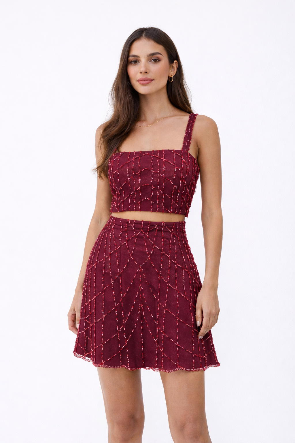 CO-ORD — GONNA RICAMATA