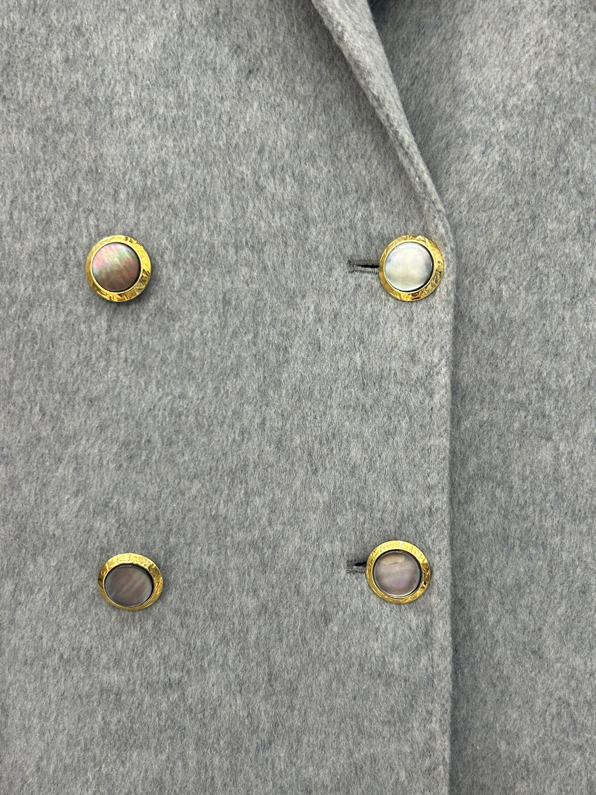 CAPPOTTO — GRIGIO LANA E CASHMERE