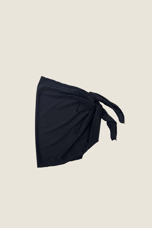Pareo corto nero