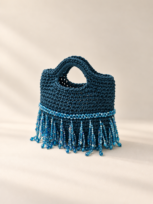 La Crochet Mini — Midnight Fringe